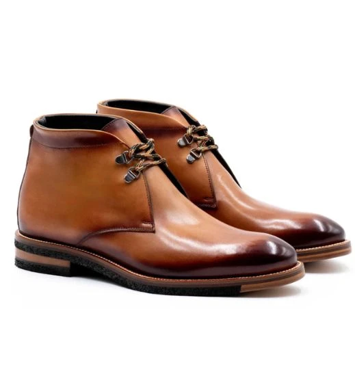 Tuscan Italian Calf Leather Chukka Boots